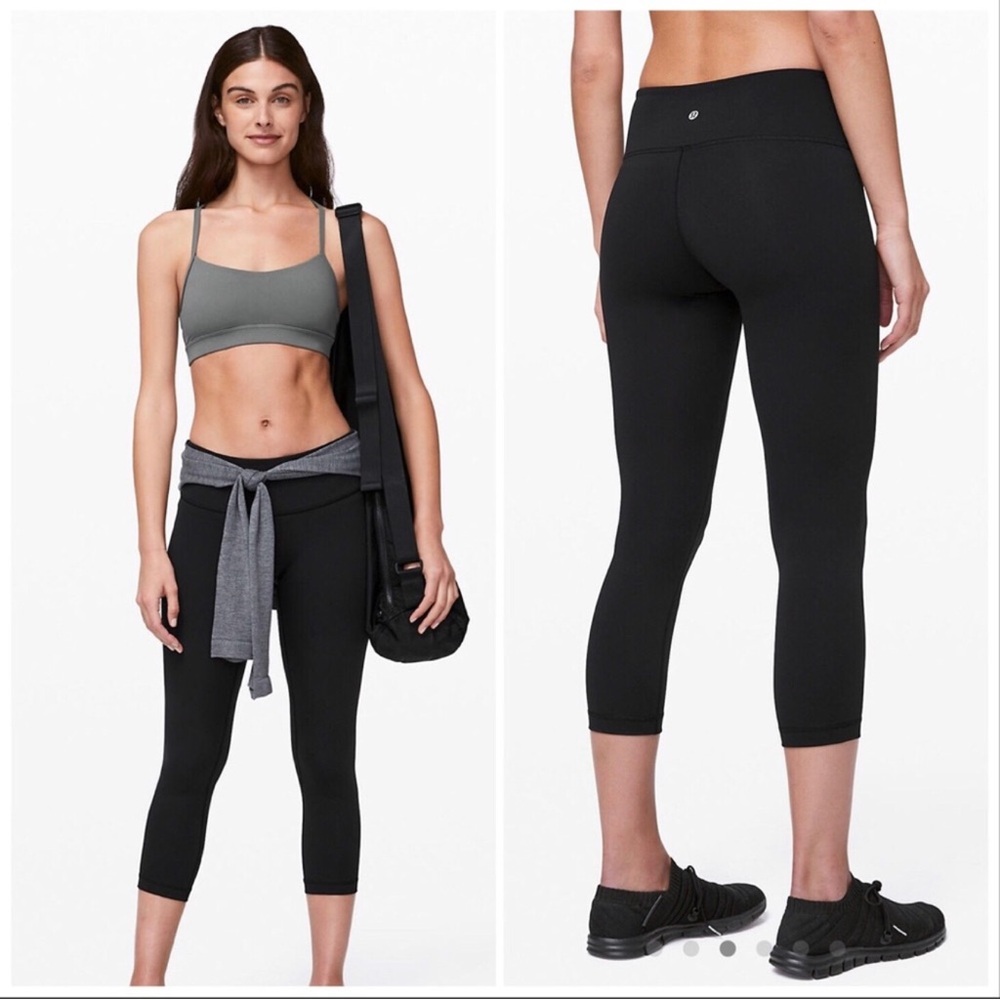 Lululemon Wunder under crop III black size 4